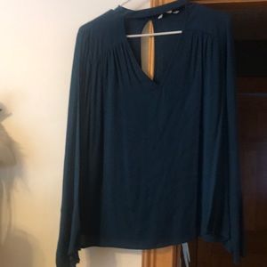 American Eagle choker neck bell sleeve size large